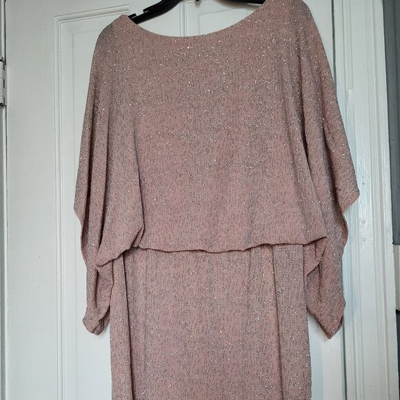 Pink Glitter Dress Size 14 - Picture 1 of 6